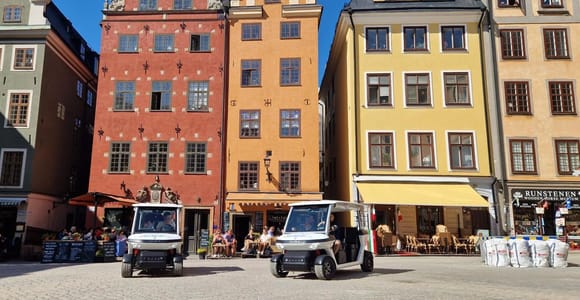 Stockholm Highlights per Golf Cart Tour