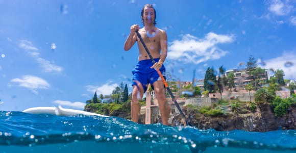Funchal: SUP-Verleih oder geführte Tour mit Schnorcheln