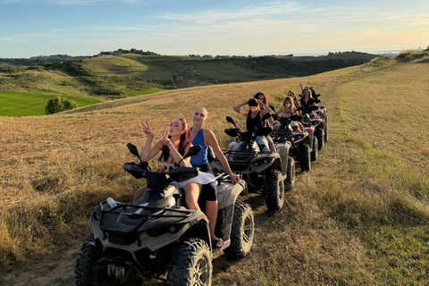 Durrës: Guided ATV Quad Bike Adventure with Coastal Views ATV Sunset Ride - 19:00 Shared ATV (2 People/1 Quad Bike)
