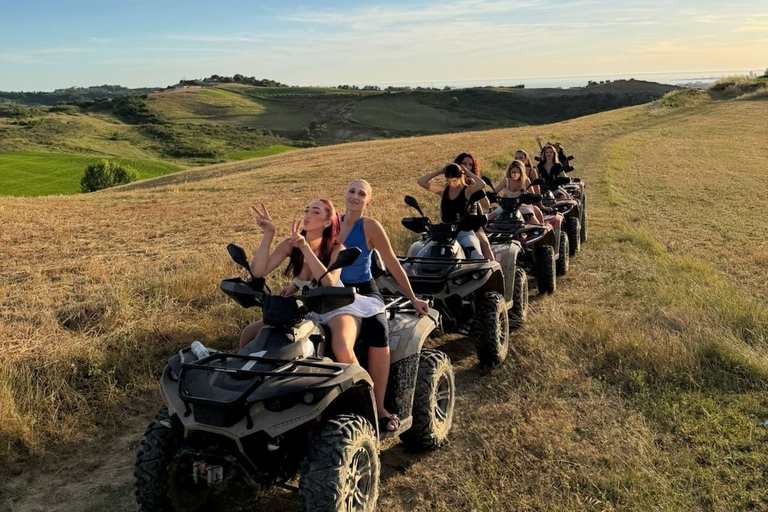 Durrës: Guided ATV Quad Bike Adventure with Coastal Views ATV Sunset Ride - 19:00 Shared ATV (2 People/1 Quad Bike)