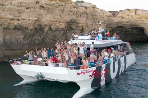From Albufeira: 3-Hour Boat Party Cruise