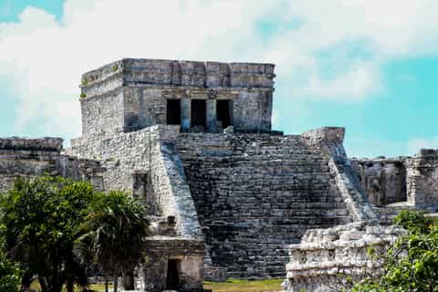 Desde Cancún: tour de Cobá, cenote, Tulum y Playa del Carmen