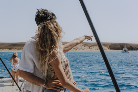 Playa Blanca: Mini Cruise to Papagayo with Swimming Stop Minicruise to Papagayo PM from Playa Blanca