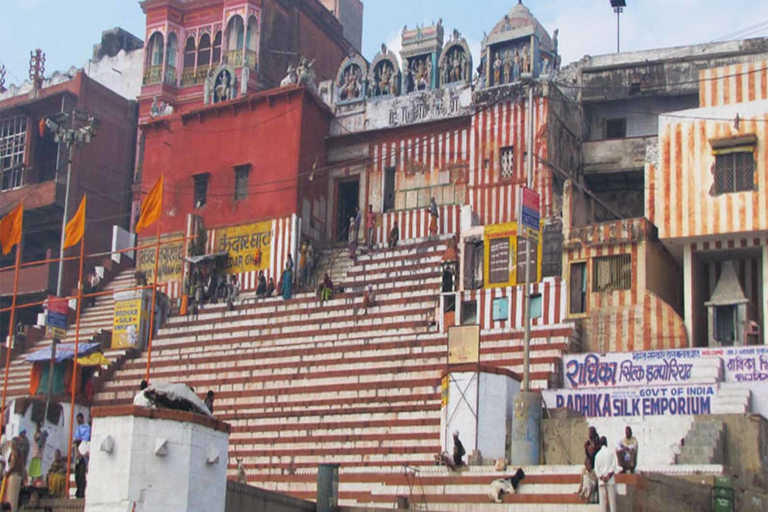 Varanasi: Tur med tempel, Sarnath och Aarti: Hel dag