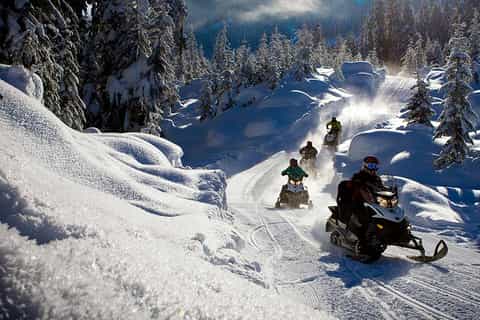 Rovaniemi: snowmobile de meio dia e experiência na pesca no gelo