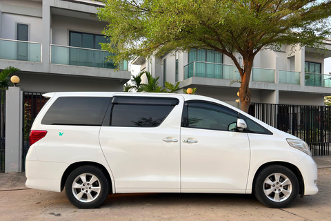 Phnom Pehn - Oudong Mountain & Siem Reap Taxi Transfer