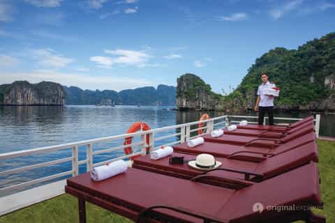 from hanoi halong lan ha bay luxury estella 1day cruise