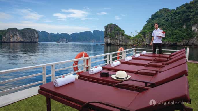 from hanoi halong lan ha bay luxury estella 1day cruise