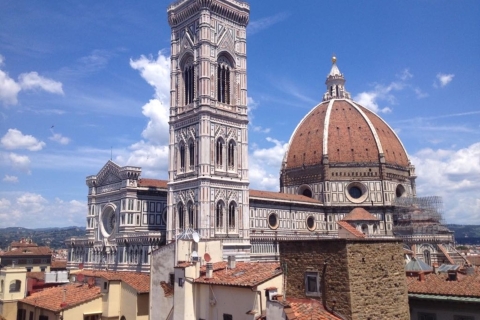 Florencia: vista previa histórica de la plaza del Duomo