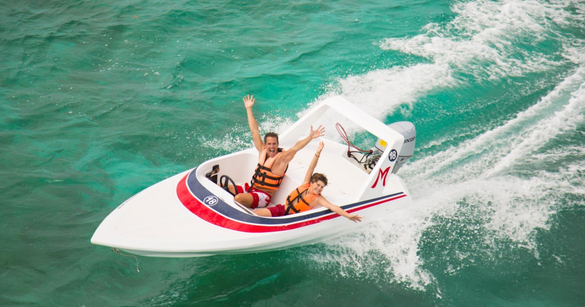 From Cancun and Riviera Maya: ATV and Speed Boat Adventure