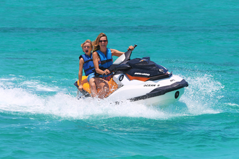 Depuis Cancun : aventure en quad et jet skiJet ski individuel et quad