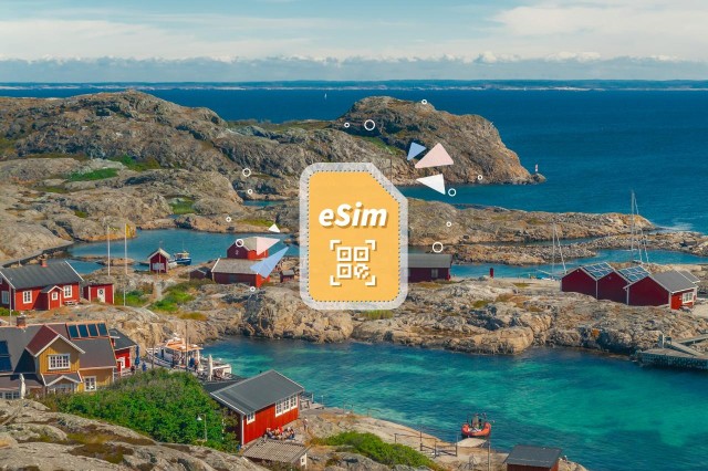 Visit Sweden/Europe 5G eSim Mobile Data Plan in Arlanda