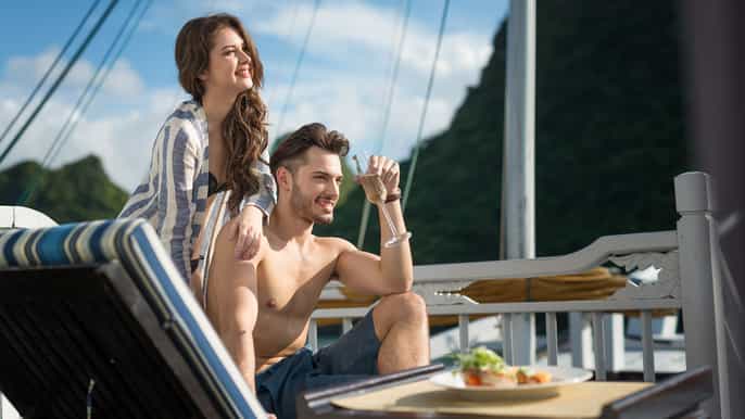 luxurious halong day cruise tour on paradise explorer boat