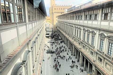 Florence: Uffizi Skip-the-Line rondleiding door de galerijRondleiding door de Galleria degli Uffizi in het Engels met proeverij van ijs