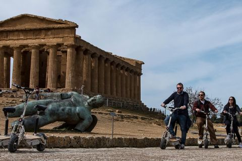 Agrigento: Vallei van de Tempels met e-scooter