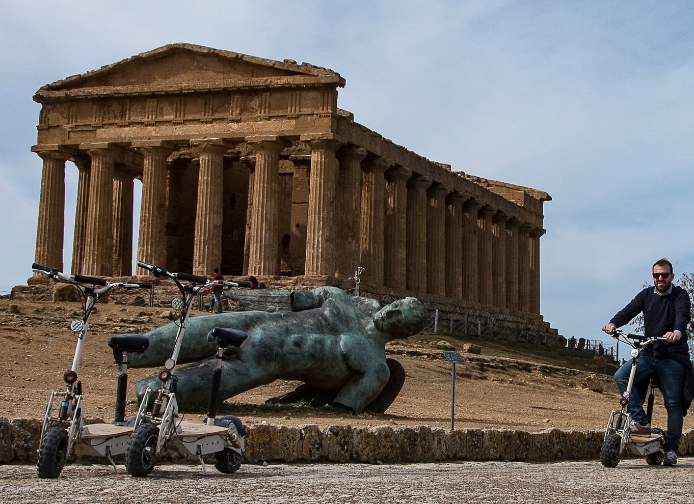 Agrigento: Templernes dal - tur på el-scooter