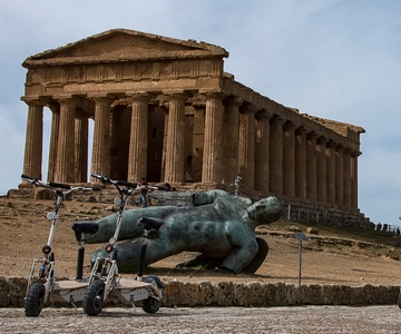 Agrigento: Excursión en E-Scooter por el Valle de los Templos