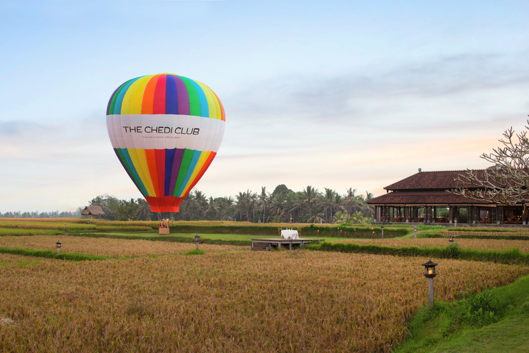 Ubud: Hot Air Balloon Experience Hot Air Balloon Experience with Dinner Included