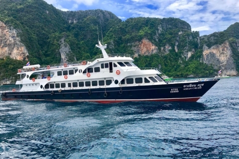 Coral Bay y Phi Phi: tour de Big Boat con almuerzo prémiumDesde Patong, Kata, Karon o la ciudad de Phuket