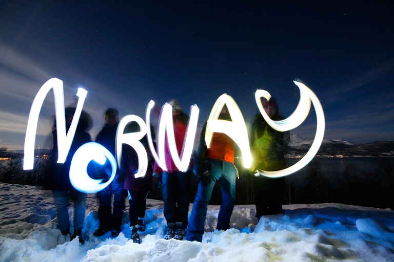 Z Tromso: Wycieczka fotograficzna do zorzy polarnejZ Tromsø: Polowanie na zorzę polarną z aparatem