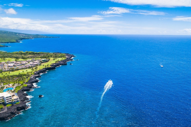 Big Island: luksusowa wycieczka katamaranem wzdłuż wybrzeża Kona