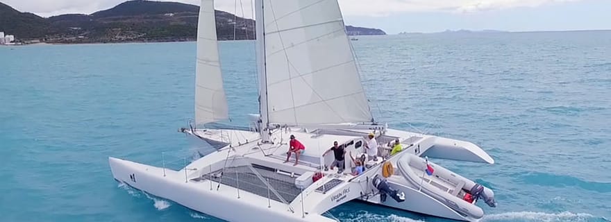 Saint-Martin : excursion en trimaran au coucher du soleil