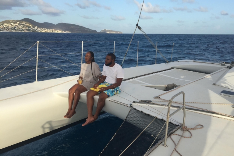 Trimarán de vela al atardecer St.Maarten No1SxmSt. Maarten No1Sxm Sunset Sail