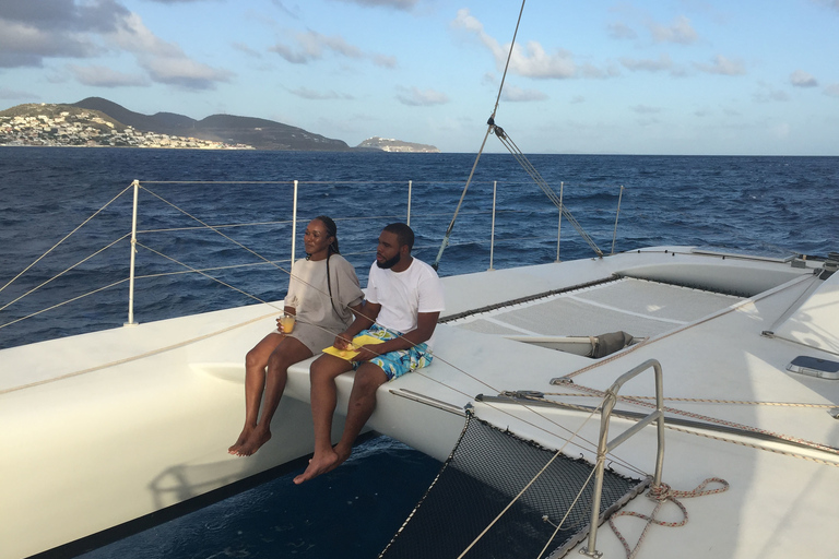 Trimarán de vela al atardecer St.Maarten No1SxmSt. Maarten No1Sxm Sunset Sail