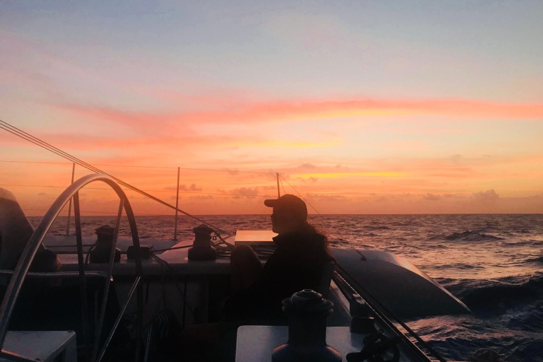 Trimaran à voile au coucher du soleil No1Sxm St.MaartenSt.Maarten No1Sxm Sunset Sail