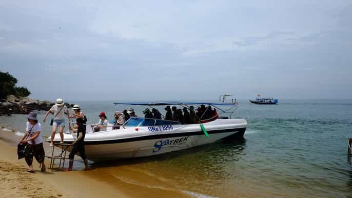 snorkeling cham island snorkeling tour by speed boat