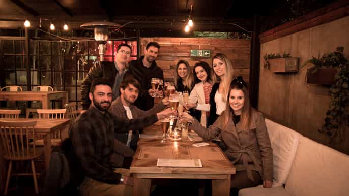 santiago excursão vida noturna com bebidas e dança