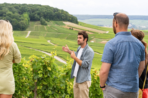 De Paris : visite en Champagne, 8 dégustations et déjeunerVisite privée