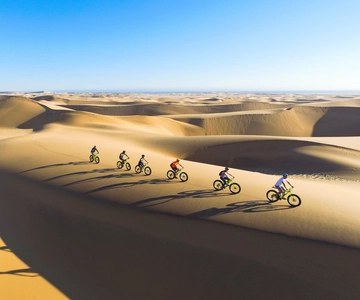 Swakopmund: prachtige woestijnfietstocht