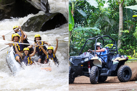 Bali: rafting en aguas bravas y aventura en buggies por la junglaRafting en el río con buggy doble (conductor y pasajero)