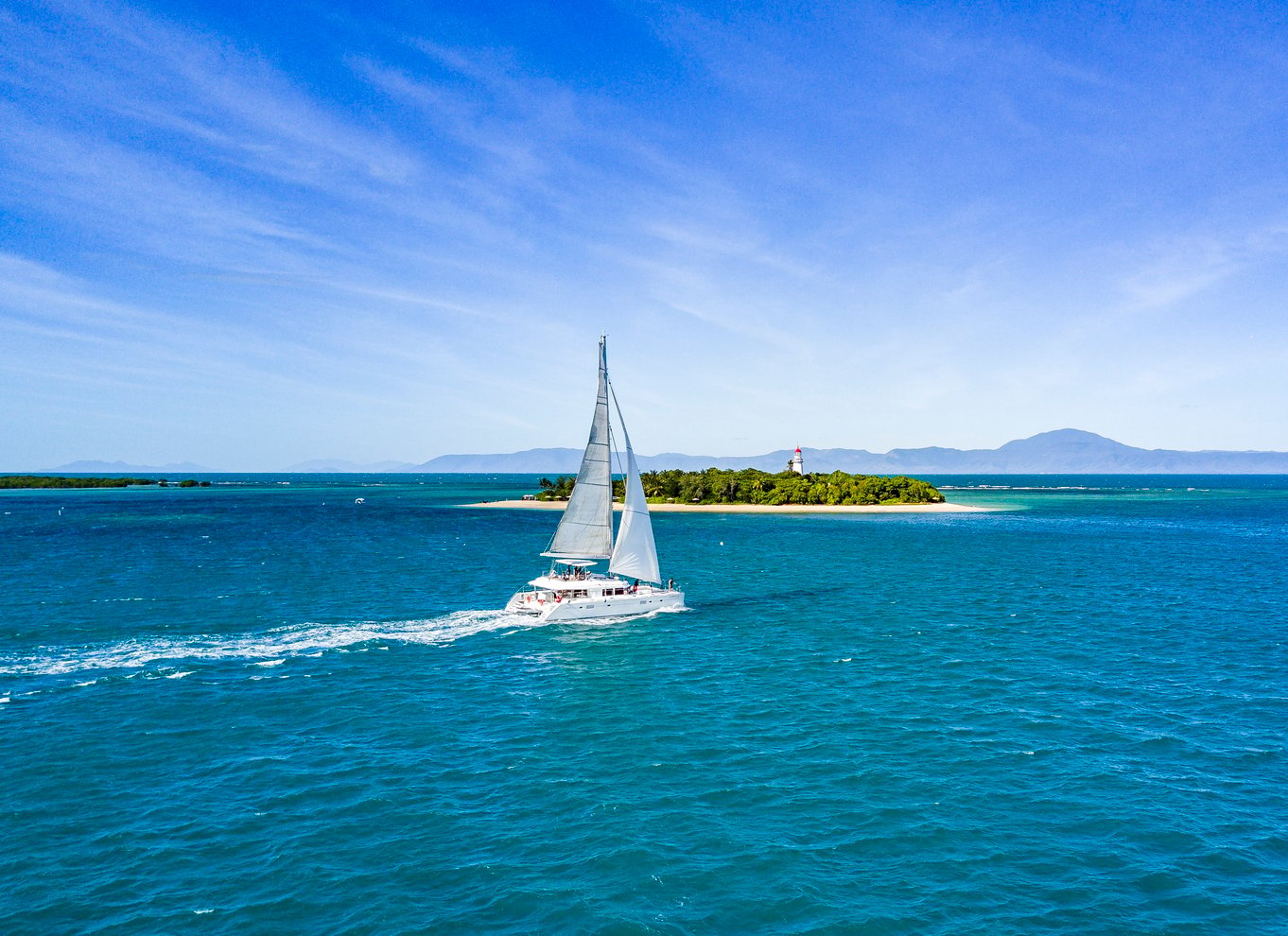 Port Douglas: Reef & Low Isles-krydstogt på luksuskatamaran