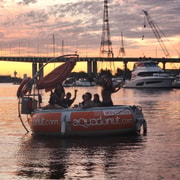 Melbourne: Aqua Donut Self-Drive BBQ Boat Rental Melbourne: Aqua Donut Self-Drive BBQ Boat Rental