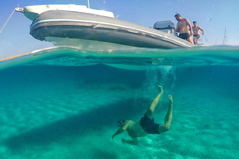 Mykonos: semi-private cruise around southcoastline of island