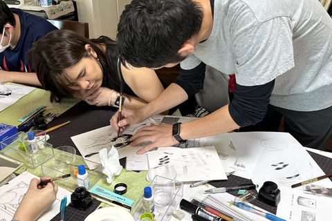 3-Hour Manga Drawing Workshop in Tokyo