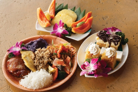 Kauai : Luau Kalamaku avec open bar et dîner buffetLuau Kalamaku : siège catégorie standard