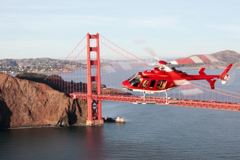 San Francisco Vista Helikopterflug (15-20 Minuten Tour)