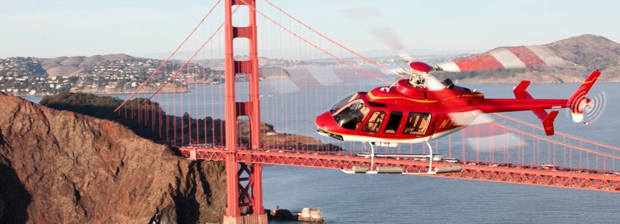 Wycieczka helikopterem San Francisco Vista (15-20 minut)