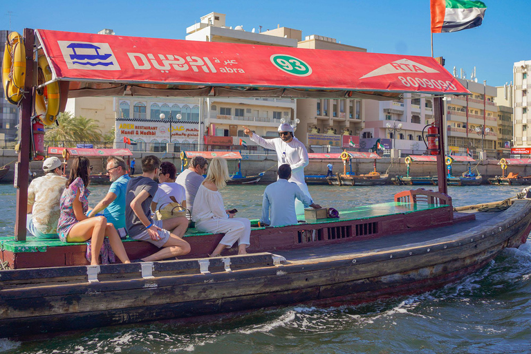 De Abu Dhabi: City tour em Dubai com Creek, Abra e Old SouksCompartilhamento de excursão em grupo