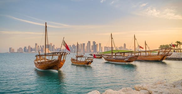 Doha: Sunset Dhow Boat Cruise