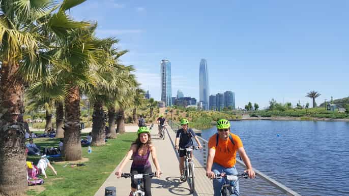 santiago panoramic or cultural bike tour