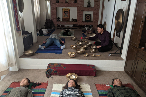 Kathmandu: Singing Bowl Sound Therapy Session Singing Bowl healing session 1 hours