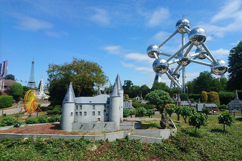 Wycieczka samochodem z przewodnikiem po Atomium i Parku Mini-Europe