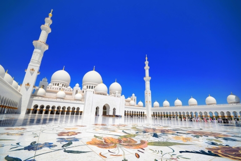 Zwiedzanie Abu Zabi, Wielki Meczet i pałac prezydenckiWycieczka grupowa w języku angielskim