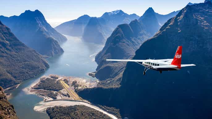 from queenstown milford sound fly cruise heli combo