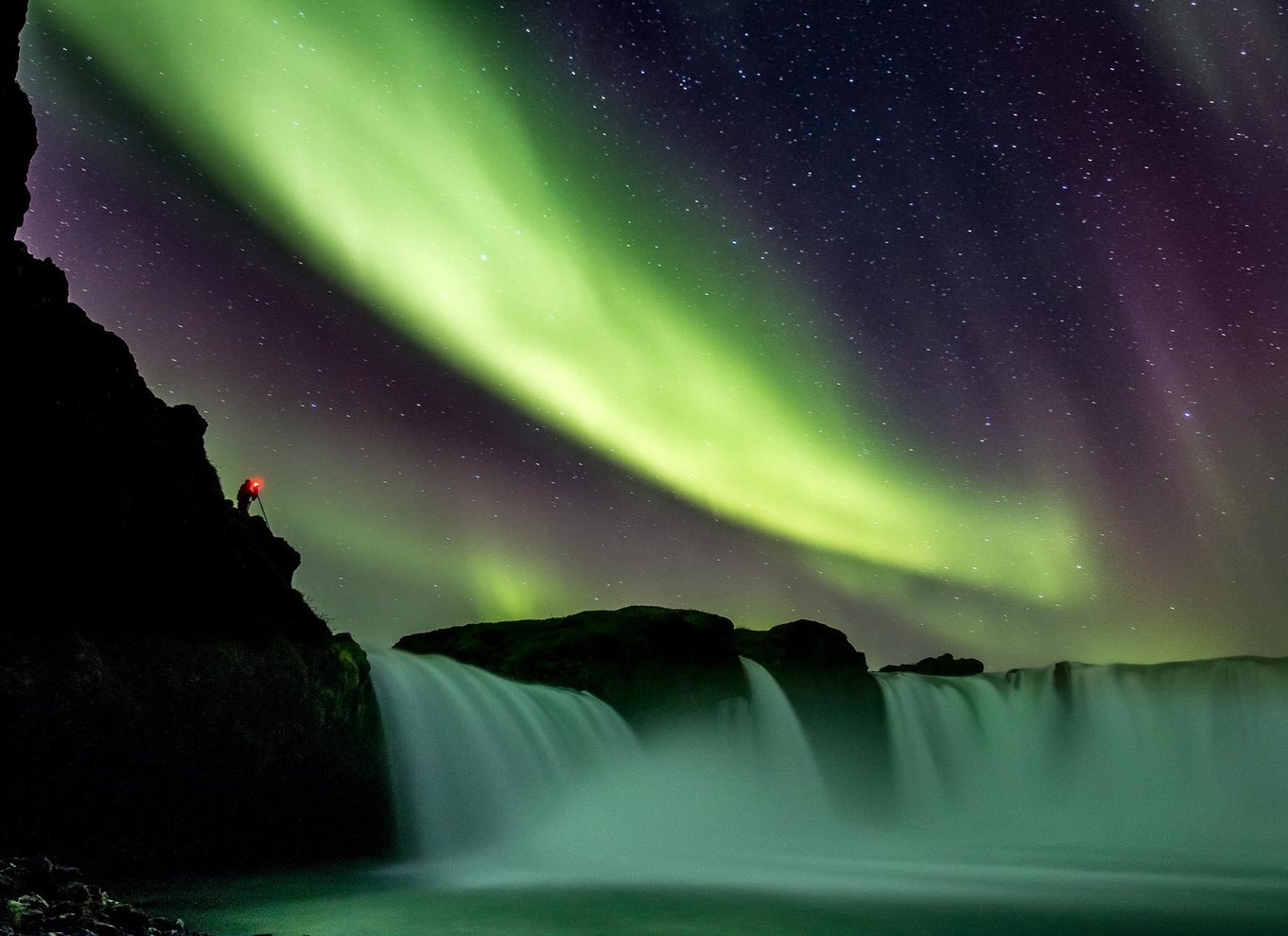 Akureyri: Fototur med nordlys