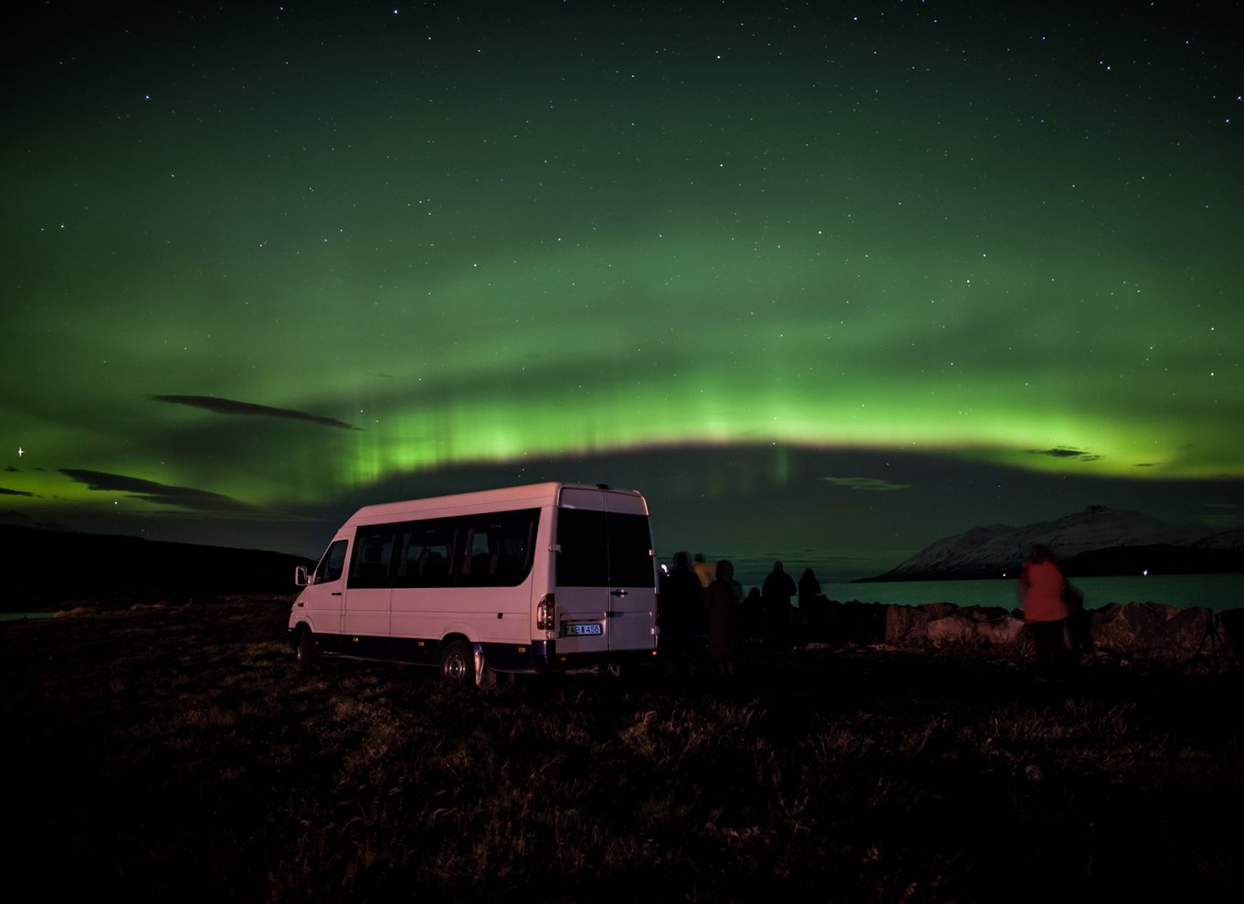 Akureyri: Fototur med nordlys